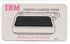 Old IBM Ribbons and Carbon Paper Eraser Cleaner & Pencil sharpening Card picture