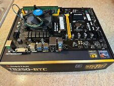 BIOSTAR TB250-BTC Mining Motherboard Combo with CPU/8GB Ram/256GB NVMe/Cooler picture