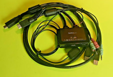 StarTech.com 2 Port DisplayPort KVM Switch - 4K 60Hz - Compact Dual Port UHD DP picture