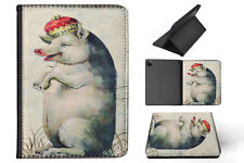 CASE COVER FOR APPLE IPAD|VINTAGE KING PIG picture