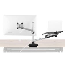 Vari Monitor Arm + Laptop Stand - VESA Monitor Mount with 360 Degree Rotation... picture