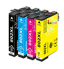 4PK 802XL 802 Ink Cartridge for EPSON WF-4720/4730/4734/4740 EC-4020/4030/4040 picture