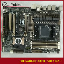 FOR ASUS TUF SABERTOOTH 990FX R2.0 AMD 990FX AM3 32GB ATX Motherboard Test OK picture