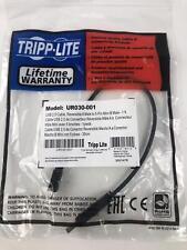 TRIPP-LITE UR030-001 1FT REVERSIBLE USB-A TO MINI USB-B HI-SPEED CONVERTER picture