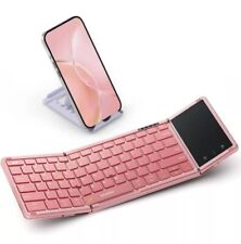Seenda Foldable Bluetooth Keyboard With Touchpad Rechargeable Portable Keyboard picture