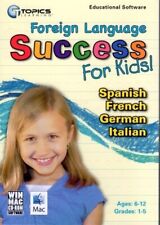 Foreign Language Success for Kids Ages 6-12 (CD, 2008) Win/Mac - NEW in BOX picture