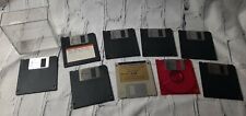 Vtg Imation Small Square 9 Piece Hard Computer Business Office Disk With Case picture