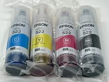 Genuine OEM Epson 522 4-Pack Ink Combo Black Cyan Yellow Magenta - Exp: 06/2026 picture