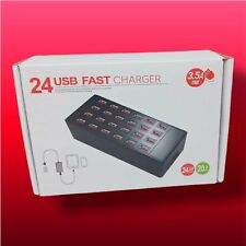 USB 24 Smart USB Ports Fast Charger 3.5A Max Output 20A Input: AC 100V-240V Mode picture