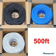 CAT6 500FT UTP 4-pair Cable 23AWG CCA 550MHz Network Ethernet Bulk Wire LAN NEW picture