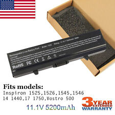 Battery for Dell Inspiron 1525 1526 1545 1546 GW240 RN873 X284G M911G HP297 US picture