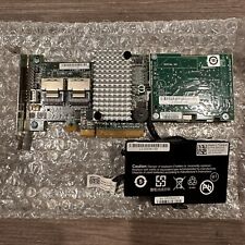 LSI L3-25121-74B 6GB/s RAID CONTROLLER CARD W/ BATTERY AND CABLES LOW PROFILE picture