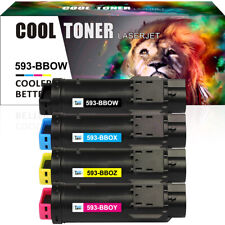 4 Pack H625 Toner Ink Cartridge Compatible With Dell S2825cdn H625cdw H825cdw picture