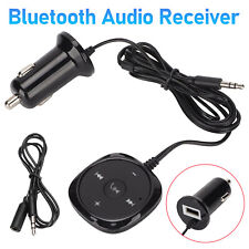 AUX-in Bluetooth Wireless Receiver Adapter FM Transmitter for Car Stereo Audio picture