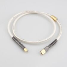 Hi-End OCC Silver Plated USB Audio Cable A-B Data DAC Cable Type A-Type B picture