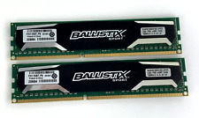 8GB Crucial Ballistix Sport 2x4GB UDIMM PC3-12800 SDRAM Memory BLS4G3D1609DS1S00 picture