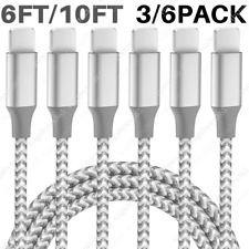 3/6Pack Fast Charger Cable Heavy Duty For iPhone 14 13 12 11 PRO 8 Charging Cord picture