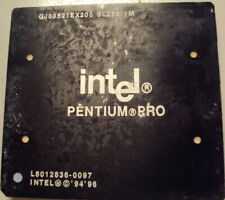 Super Rare INTEL  PentiumPRO black fiber and aluminum, GJ80521EX200 SL259 1M picture