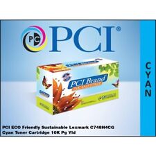 PCI® Brand Lexmark C748H4CG Cyan Toner Cartridge 10K Yield (C748H4CG-PCI) picture