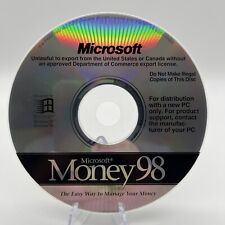MICROSOFT MONEY 98 CD - Vintage Finance Software DISC ONLY NO PRODUCT KEY NO BOX picture