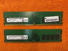 16GB (2x8) MICRON 8GB DDR4-2666MHz DESKTOP RAM MTA8ATF1G64AZ-2G6E1 933276-001 picture