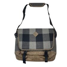 Solo New York Urban Nomad Laptop Messenger in Gray Plaid Shoulder Strap picture