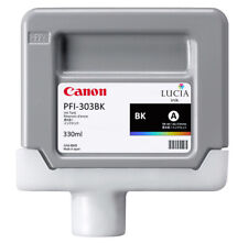GENUINE Canon PFI-303BK Black Ink for imagePROGRAF iPF810 iPF815 iPF820 iPF825 picture
