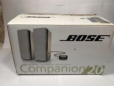 BOSE COMPANION 20 MULTIMEDIA SPEAKER SYSTEM Silver~OPEN BOX picture