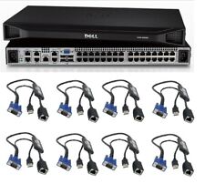 DELL PowerEdge 4322DS 32 port 4 IP KVM Switch + 8 x 0UF366 USB Modules Dual AC picture