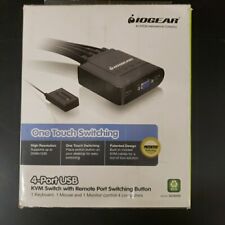 IOGEAR GCS24U 4-Port USB One Touch Switching KVM Switch w/ Remote Port Button  picture