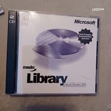 Microsoft MSDN Library Visual Studio  6.0 Two CD Set for Windows98 Windows NT picture