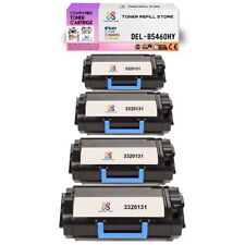 4Pk TRS B5460 Black High Yield Compatible for Dell B5460 Toner Cartridge picture