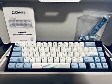 Brand NEW Custom Blue Ocean GMK 67 Keyboard, KTT Kang White V3 Switches picture