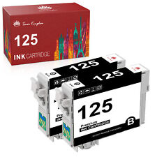 2Pack T125 Black Ink Cartridge For Epson Stylus NX125 NX230 WorkForce 320 520 picture