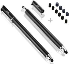 2 in 1, 2 Pcs 0.18-inch Small Tip Stylus Rubber Bargains Depot Tips Black picture