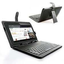 Universal 7in Black PU Leather USB Keyboard Case For indigi SVP TabletPC Phablet picture