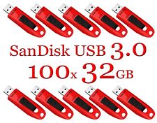 LOT 100x SanDisk 32GB ULTRA USB 3.0 flash drive -SDCZ48-032G 32 GB read 100 MB/s picture