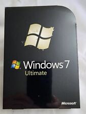 Microsoft Windows 7 Ultimate 32/64 Bit DVD -Full Retail Version -New sealed Box picture