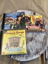 CD Rom, 3, Toy Story 2, Tonka Construction 2, and Curious George picture