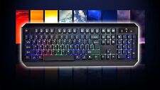 Genuine Rii RK300 Multimedia Gaming Keyboard w/ 7 Adjustable LED Color Backlit picture