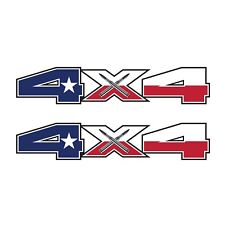 4x4 Off Road Texas Flag Decals Ford F250 Super Duty bed bedside truck F150 B3 picture