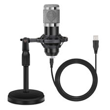 USB Condenser Microphone Noise reduction Desktop Mic for Streaming Gaming picture