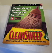 Quarterdeck Cleansweep 3.0 for Windows 3.1/95/NT, Open Box Vintage 1996 picture