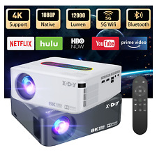 XGODY 8K UHD Native 1080P Projector LED WiFi Smart Home Theater Cinema Projector picture