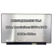 NE156QHM-NZ3 V8.0 40 Pins 15.6 inch 240Hz LCD Screen Replacement Display New QHD picture
