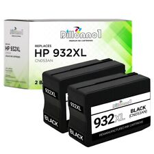 2pk For HP 932XL 932 XL High-Yield Black Ink For Officejet 6100 6600 6700 Series picture