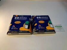 2 HP 25 Tri-Color (51625A) Ink Print Cartridges - OEM - Genuine New -  picture