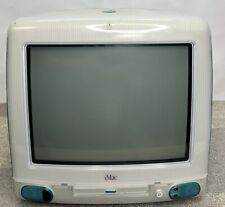 1998 Apple iMac G3 Teal Vintage Apple I MAC all in One Computer Powers On picture
