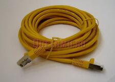 25Ft Premium CAT6 SSTP Double Shielded Copper Gigabit Ethernet RJ45 Cable Yellow picture