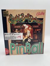 Bally Eight Ball Deluxe Pinball Game Amtex Broderbund MAC Apple Computer VINTAGE picture